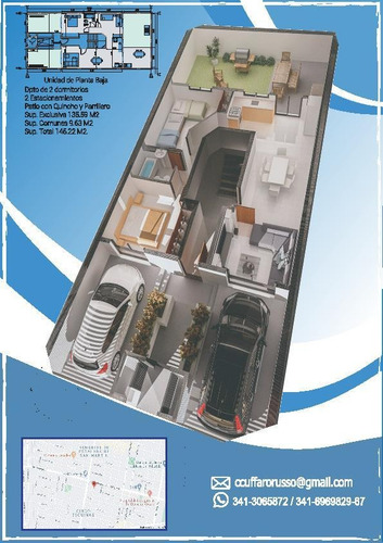 Imagen 2 de 2 de Departamento - Echesortu