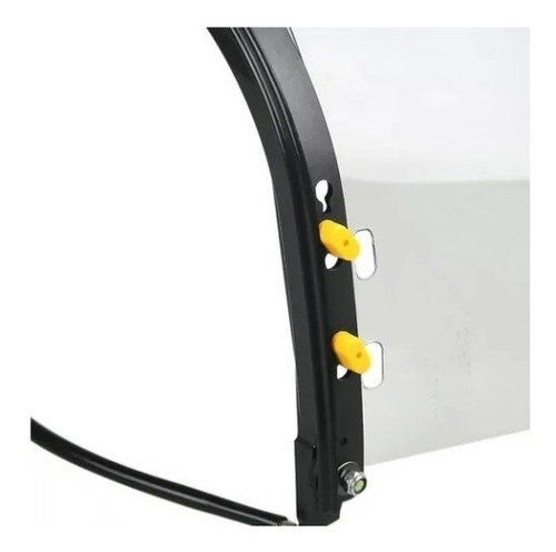 Protetor Facial Com Suporte Incolor Carbografite - 05 Unid.