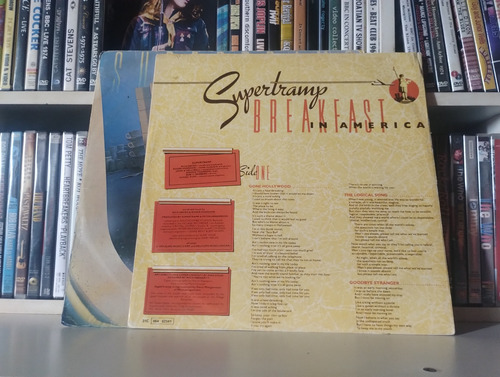 Lp Supertramp - Breakfast In America (1979) Com Encarte Estandar (Usado)