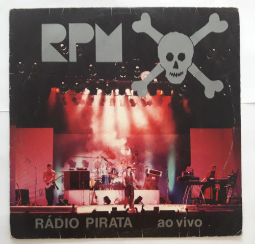 Lp Vinil (vg) Rpm Rádio Pirata Ao Vivo Ed 86 Br C/enc Poster