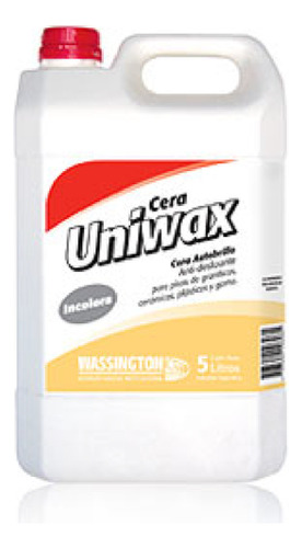 Cera Autobrillo Uniwax X5 Lts