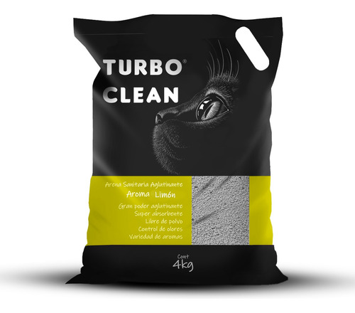 Arena Sanitaria Aglutinante Turbo Clean 4kg