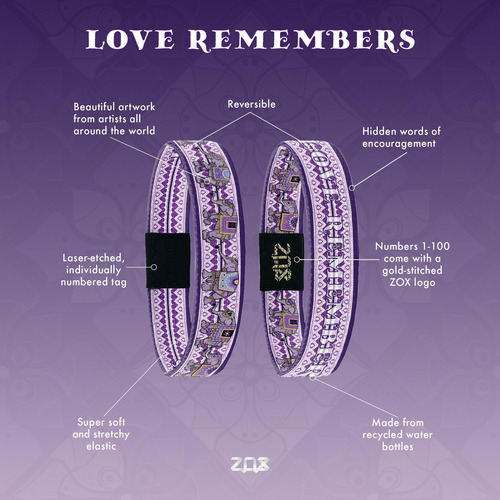 Bracelets Zox El Amor Recuerda | Banda Elástica Elástica Con