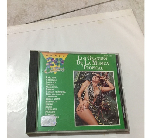 Los Grandes De La Musica Tropical -  Cd - Disco 