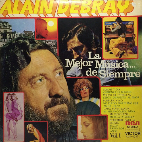 Vinilo Alain Debray La Mejor Musica... De Siempre Vol. 1 