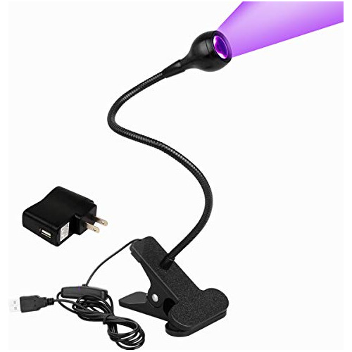 Luz Negra Led De 3w Y 395 Nm, Lámpara Flexible Cuello ...