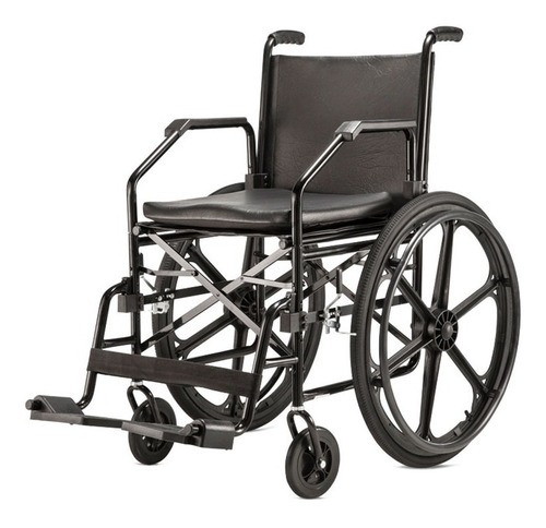 Cadeira De Rodas Adulto Em Aço Dobrável 1017 Plus Jaguaribe
