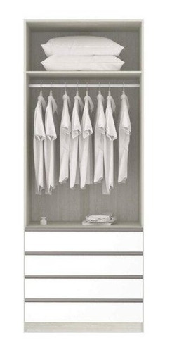 Guarda-roupa Modulado 2 Portas 4 Gavetas Prime Plus Luciane