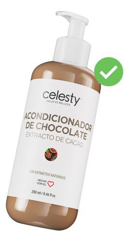  Acondicionador Chocolate Cocoa 250ml Celesty® Hidratante