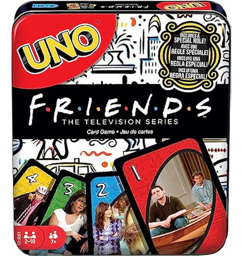 Uno Friends Juego De Cartas Familiar Juguete Mattel Games ;o