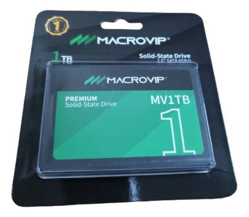 Ssd Macrovip 1tb Sata 3, Aumente A Velocidade E Capacidade Do Seu Sistema! Cor Preto