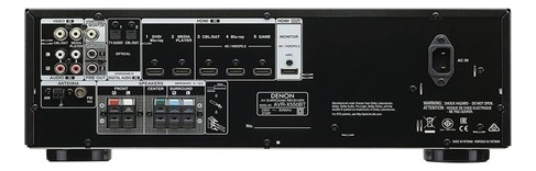 Receptor Denon AVR-X550BT de 5.2 canales, 4K, Ultra HD, 220 V