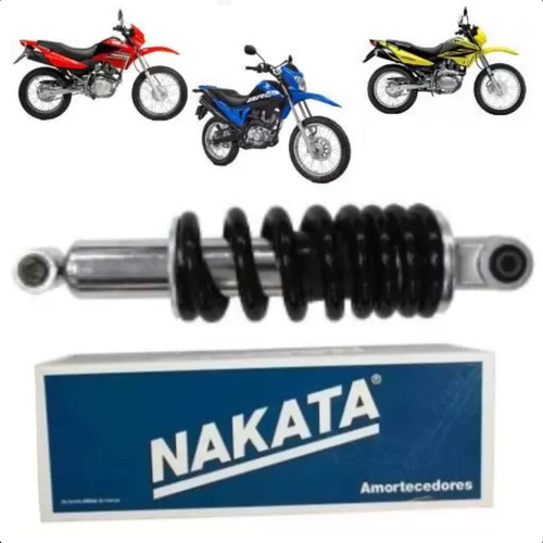 Amortecedor Monoshock Honda Nxr Bros Broz 160 2017 Nakata