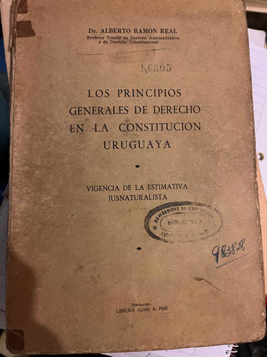 Principios Generales De Derecho En La Constitución Uruguaya