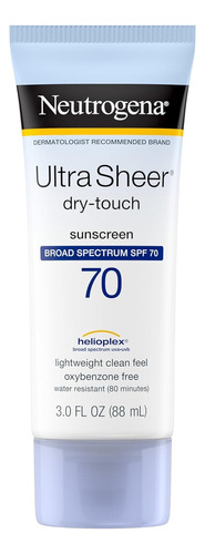 Neutrogena Ultra Sheer Dry-touch Protector Solar Crema Fps70