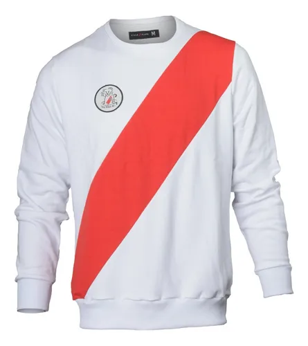 Buzo River Plate Hombre Esc Retro Leon Licencia Oficial