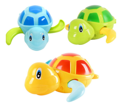 Brinquedo De Banho Tartaruga  Nadadora  Articulada 