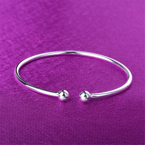 2 De Brazalete De Plata Abiertos Brazaletes Brazaletes Joyas