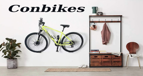 Imagen 5 de 6 de Soporte Smile Gancho Pared Colgar Bicicleta Pedal Conbikes