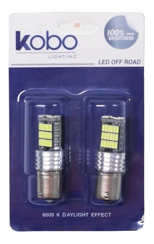 Imagen 2 de 10 de Par Luz Lampara Led Canbus P21w 1 Polo 45 Led Blanco 12v 24v