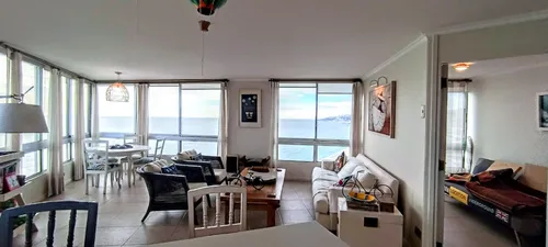 Excelente Departamento Remodelado Con Amplia Vista Al Mar