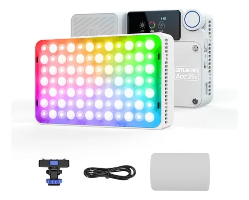 【ほぼ未使用】Amaran Ace 25c RGB 撮影ライト 照明 小型 Amaran Ace 25c Rgb Câmera Luz De Vídeo, Fotografia Portátil