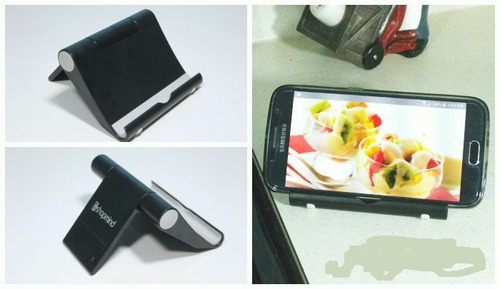 Imagen 3 de 3 de Soporte Apoya Celular O Tablet De 7 Pulgadas Para Mesa