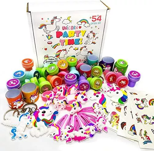 54 piezas de recuerdos de fiesta para niños de 4 a 8 años, juguetes de  regalo de cumpleaños, rellenos de piñata, juguetes de caja del tesoro,  premios