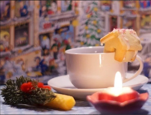 Casita De Jengibre Para Taza Moldes Galletitas Navidad