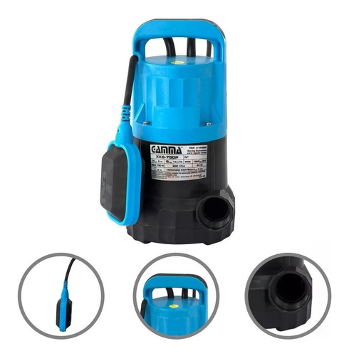 Bomba Submersível Para Águaa Limpas Gamma Xks - 750w