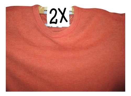 Camiseta Playera Chedron De Manga Larga Talla 2x Merona