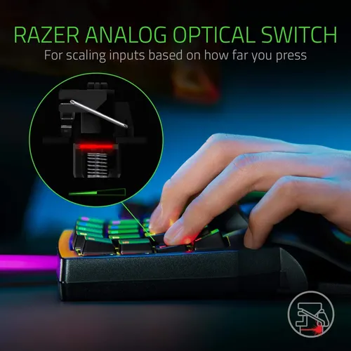 Teclado Gamer Razer Tartarus Pro Analog Optical Keypad Negro