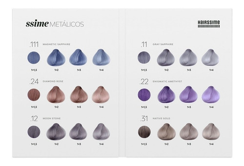 Ssime Metálicos Permanente X 60g - Nº .12 Moon Stone Tono .Nº .12 Moon Stone