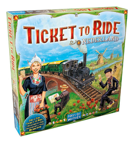 Juego Ticket To Ride Nederland Español - Days Of Wonder