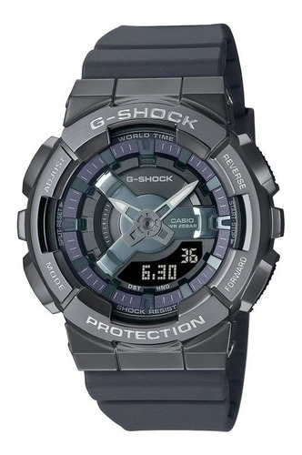 Reloj Casio G Shock Gm-s110b-8a Local Barrio Belgrano Color de la malla Negro Color del bisel Plomo Color del fondo Negro