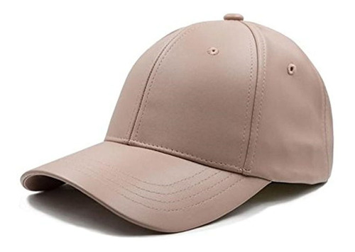 Nissi Caps Faux Leather Dad Hat