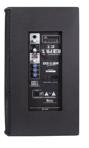 Kit Donner Saga 15 Ativa Passiva 2 Pedestais Microfone S/fio