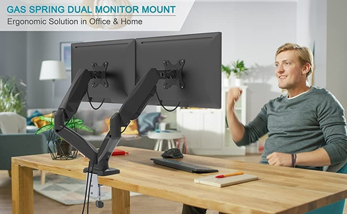 Rack Soporte Escritorio Para Monitor 13 A 32 PuLG Ajustable