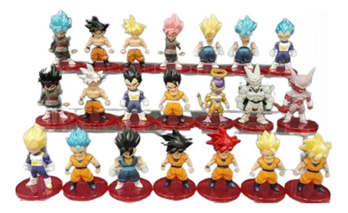 Mini Figuras De Dragon Ball Cabezonesbase Goku Anime Japan,