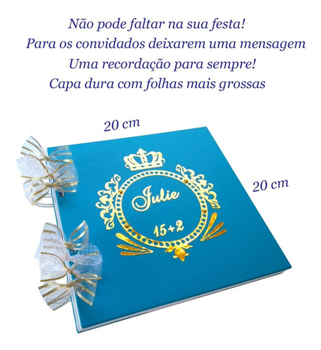 Imagem 2 de 6 de Caderno Debutantes 15 Anos Aniversário Mensagens Álbum Fotos