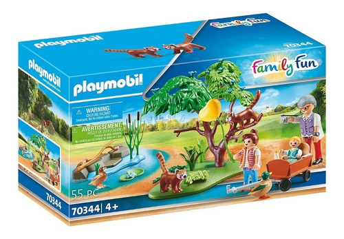 Playmobil Zoo - Recinto Exterior De Pandas Rojos - 70344