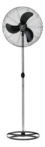 Ventilador de pé Ventisilva VCL preto com 3 pás, 65 cm de diâmetro 127 V/220 V