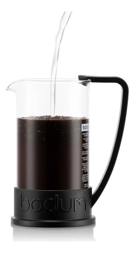 Cafetera Bodum Brazil 10948 3 Pzs Negra 0,35 L Prensa French Negro