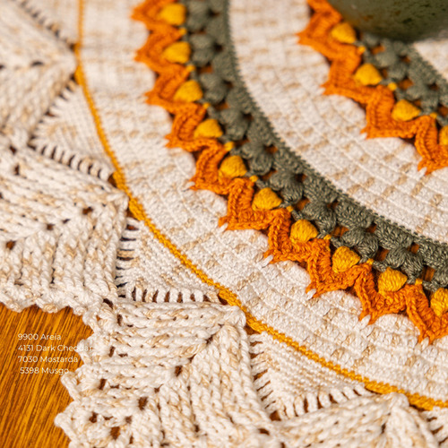 Kit 9 Linha Fio Anne 65m Para Tricô Crochê Cores Sortidas