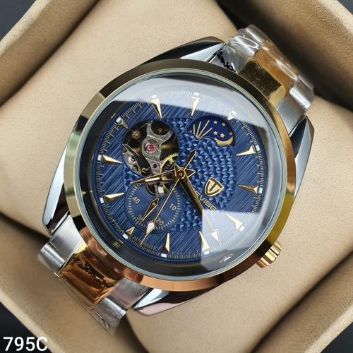 Reloj Tevise 795c Caballero 100% Original Pulsera Acero