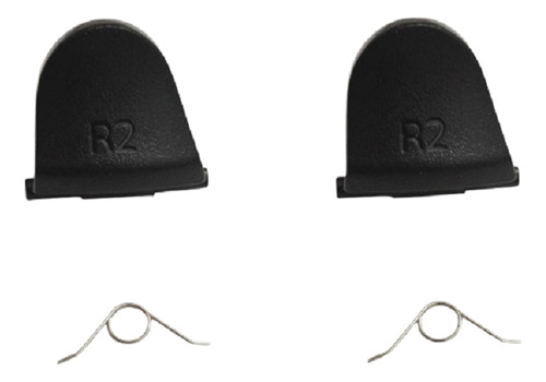 2 Botões R2 + 2 Molas Compatível Com Controles De Ps4 Fat
