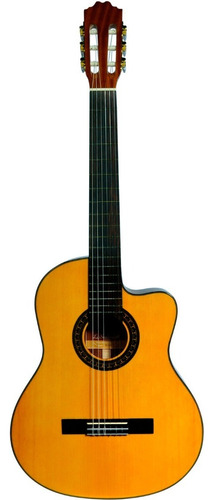 La Sevillana L-5c Guitarra Clásica C/resaque Abeto Y Caoba  