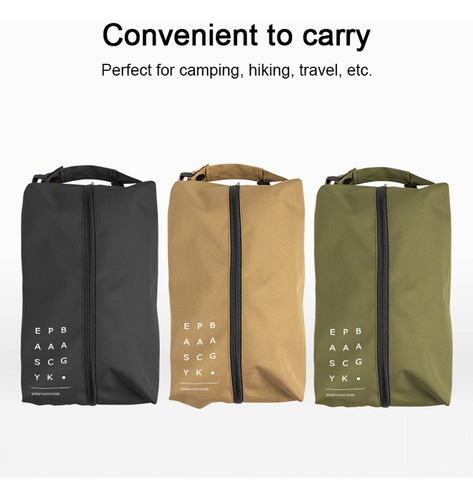 Bolsa De Almacenamiento Portátil De Tela Para Acampar, Send