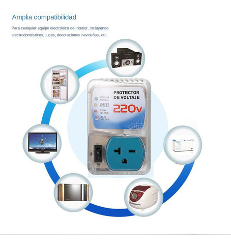 Protector De Voltade Tv Estándar Estadounidense De 220v /&
