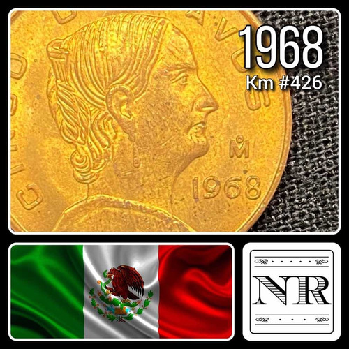 Mexico - 5 Centavos - Año 1968 - Km #426 - Josefa Ortiz :